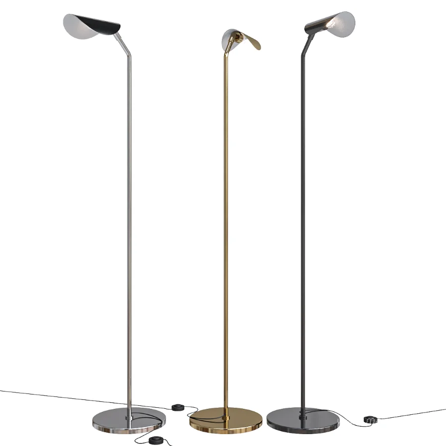 Adjustable metal floor lamp - Image 2