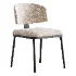Contemporary Ink Steel Arm Chair - Thumbnail 3