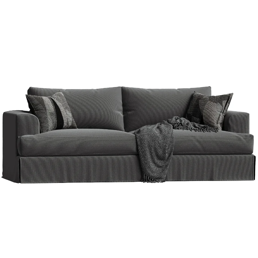 Mcneese 93 Slipcovered Sofa - Image 1