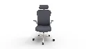 aveza office medium back chair mesh and fabric-dark grey - Thumbnail 2