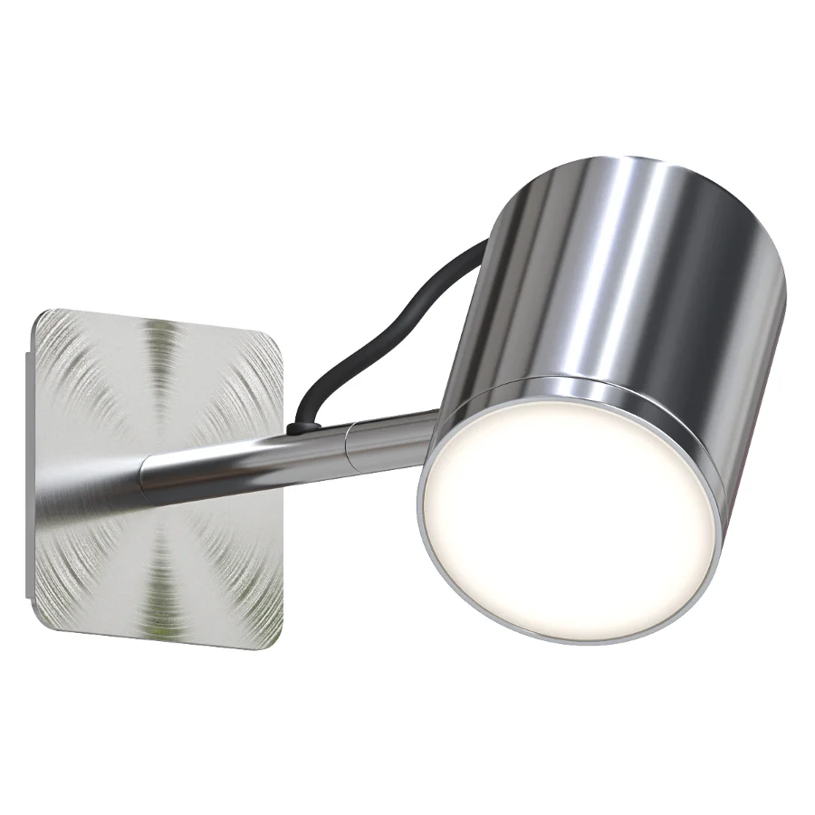 Adjustable nickel wall lamp - Image 2
