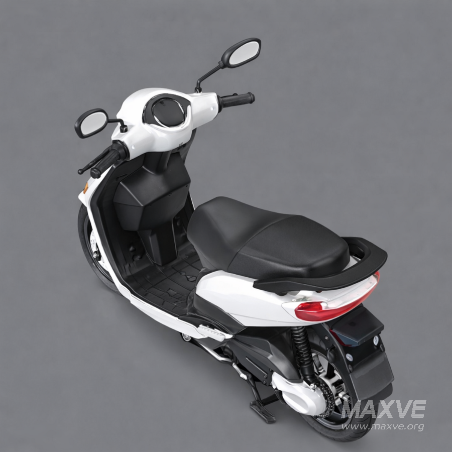 Modern White Electric Scooter - Image 6