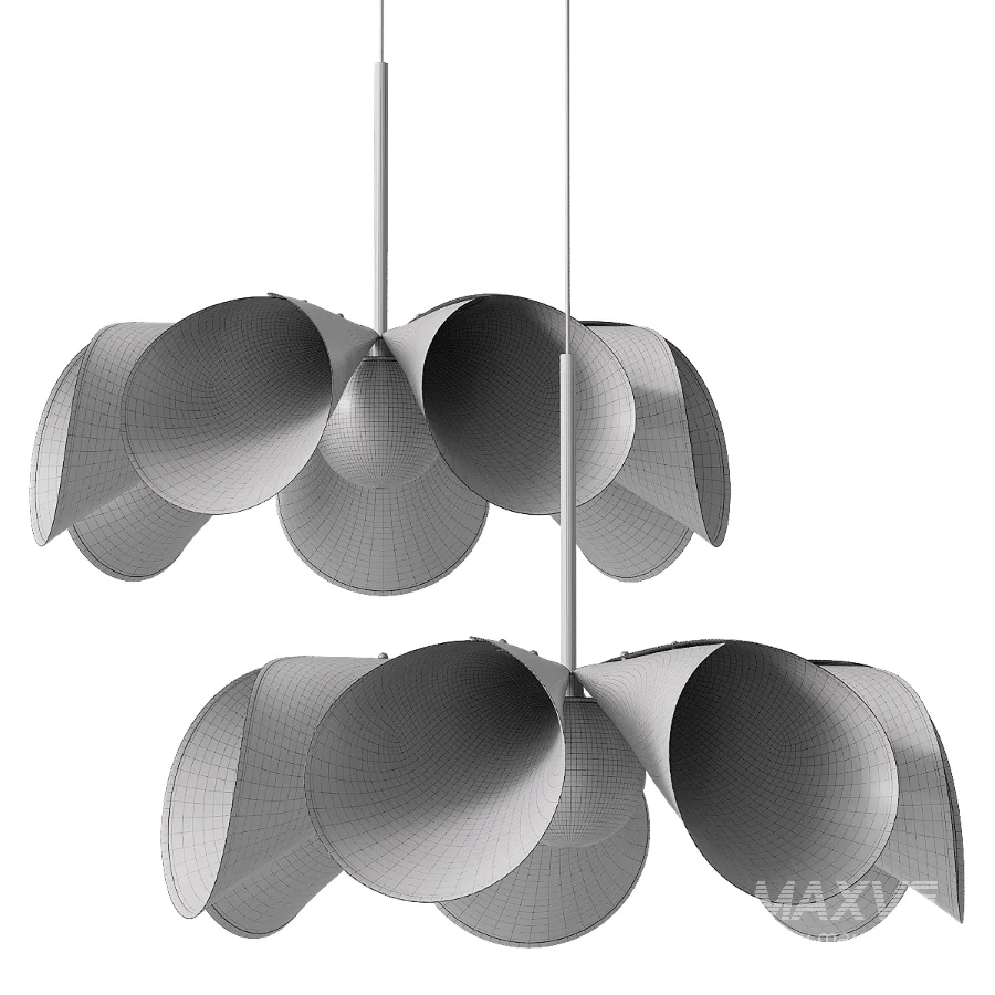 Japandi Style Flower Pendant Lamp - Image 5