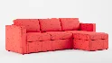 Sectional with Narrow Arm and Storage Ottoman - Thumbnail 12