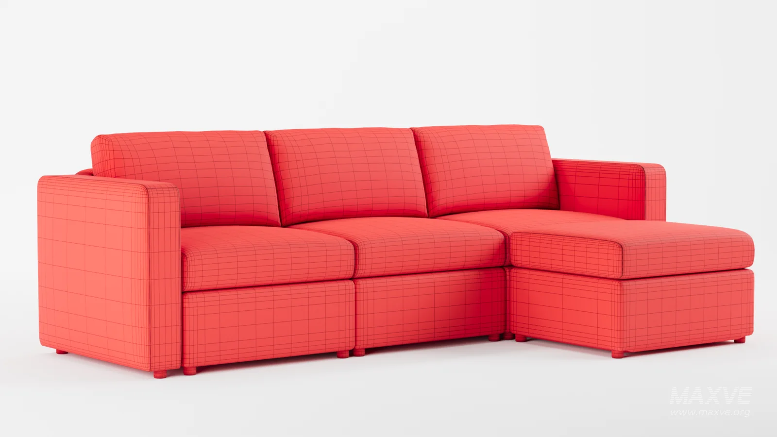 Sectional with Narrow Arm and Storage Ottoman - Image 12