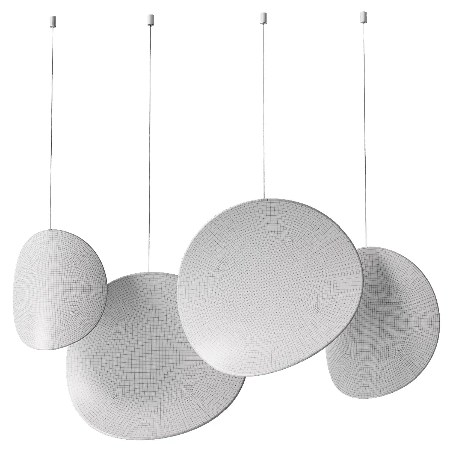 IIII 09 Led Fabric Pendant Lamps - Image 3