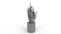 Artificial Snake Plant Plantin Planter - Thumbnail 4