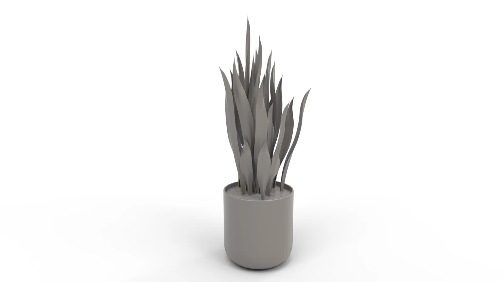 Artificial Snake Plant Plantin Planter - Image 4