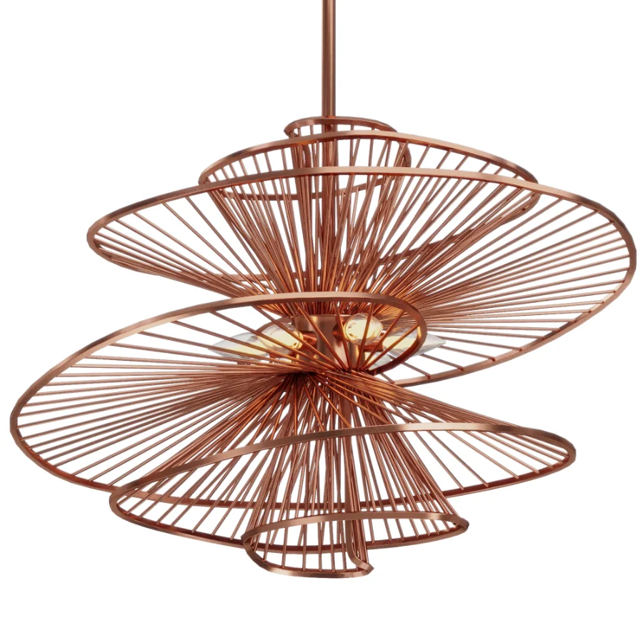 Ribbon Swirl Chandelier - Image 9