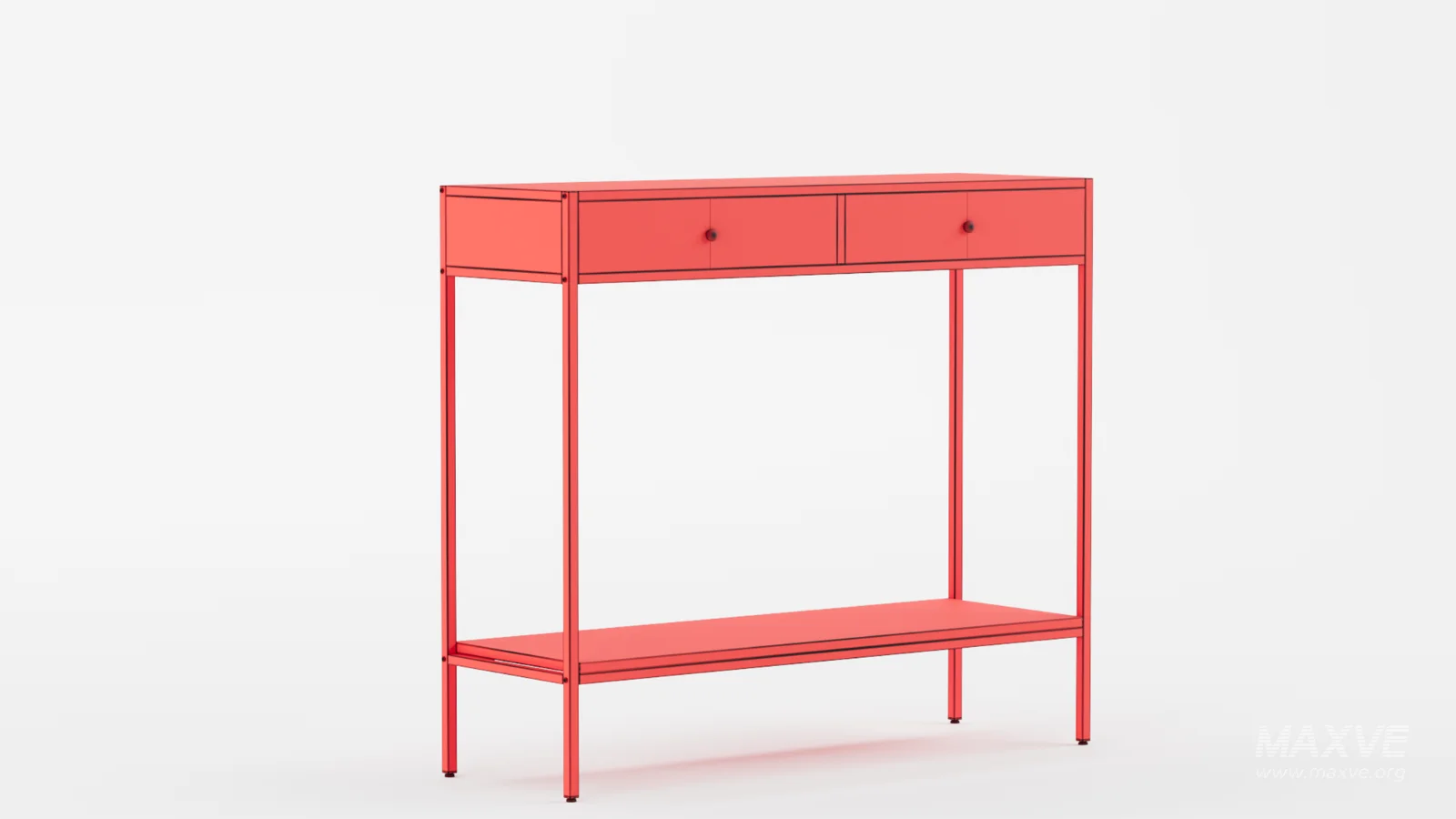 Coffee Table 2 Tier Console Table - Image 11