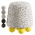 Wakonda Pouf with Yellow Round Legs - Thumbnail 4