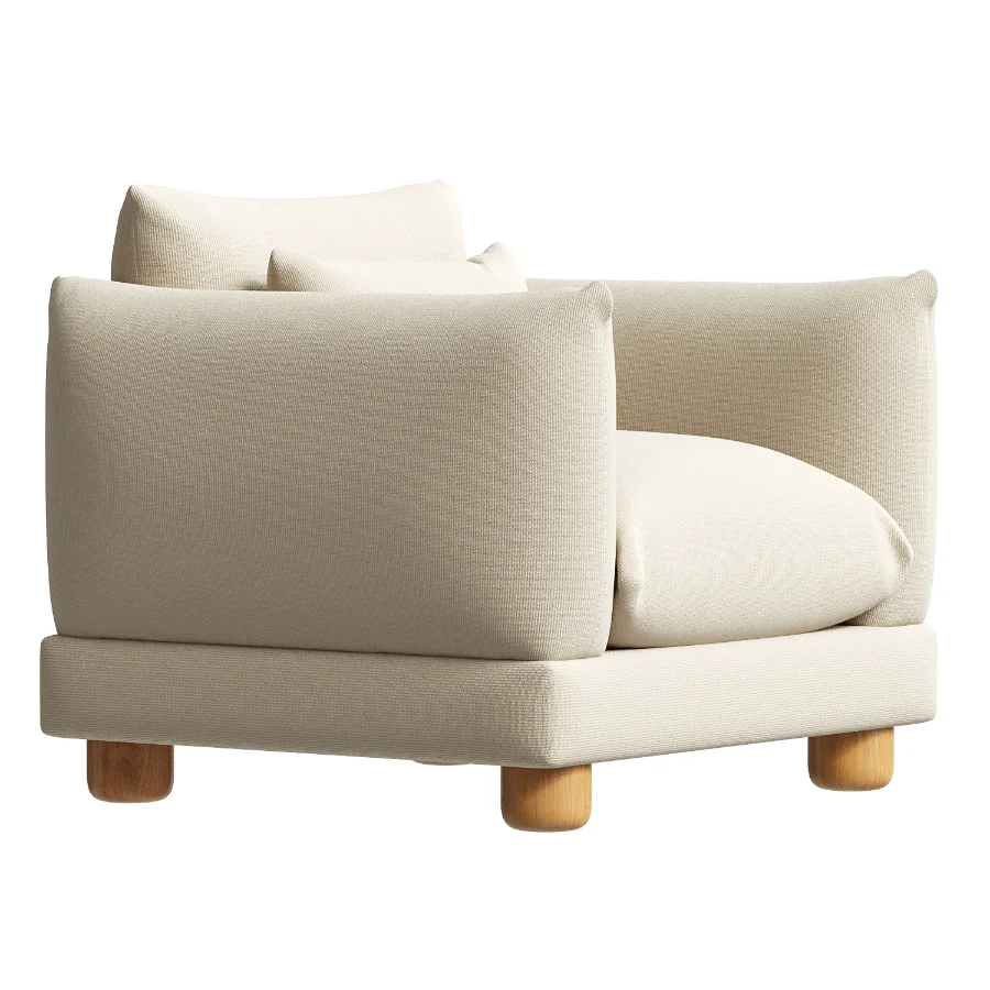 Chelse Upholstered Club Chair - Image 2