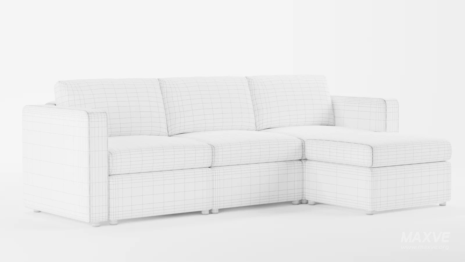 Sectional with Narrow Arm and Storage Ottoman - Image 10