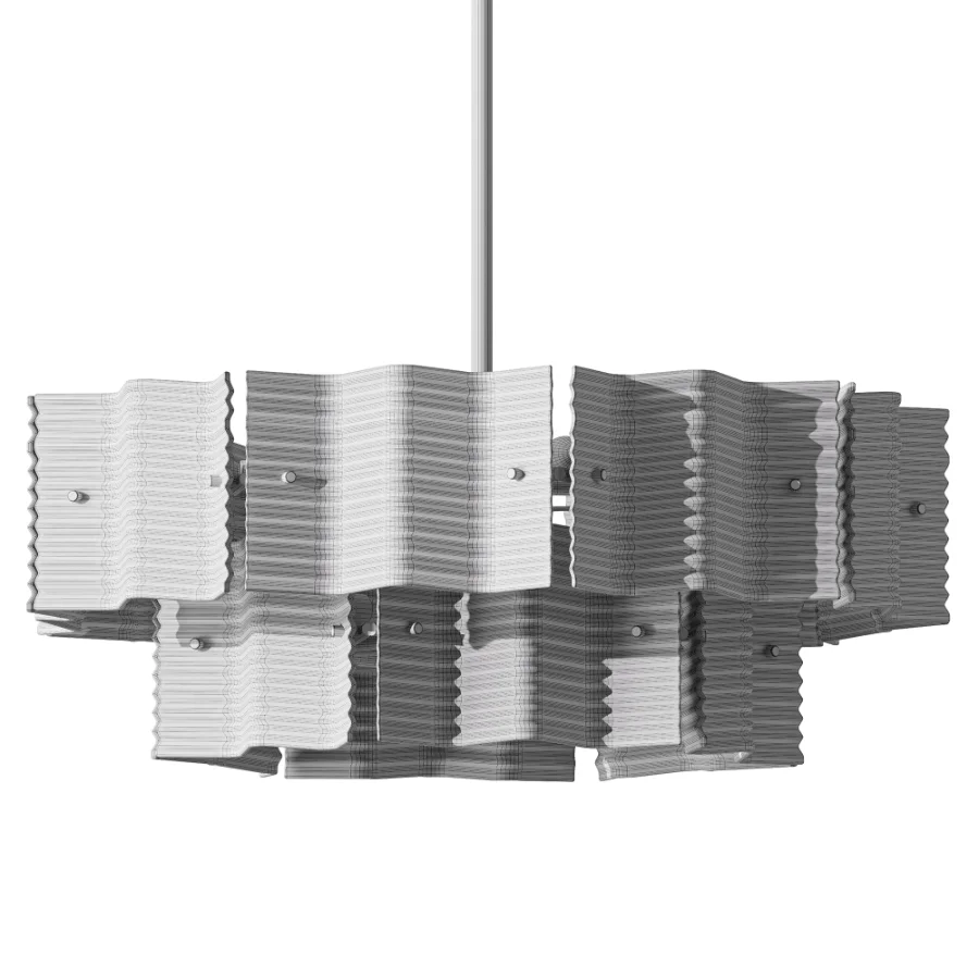 Silvano Chandelier Smoke Glass - Image 3