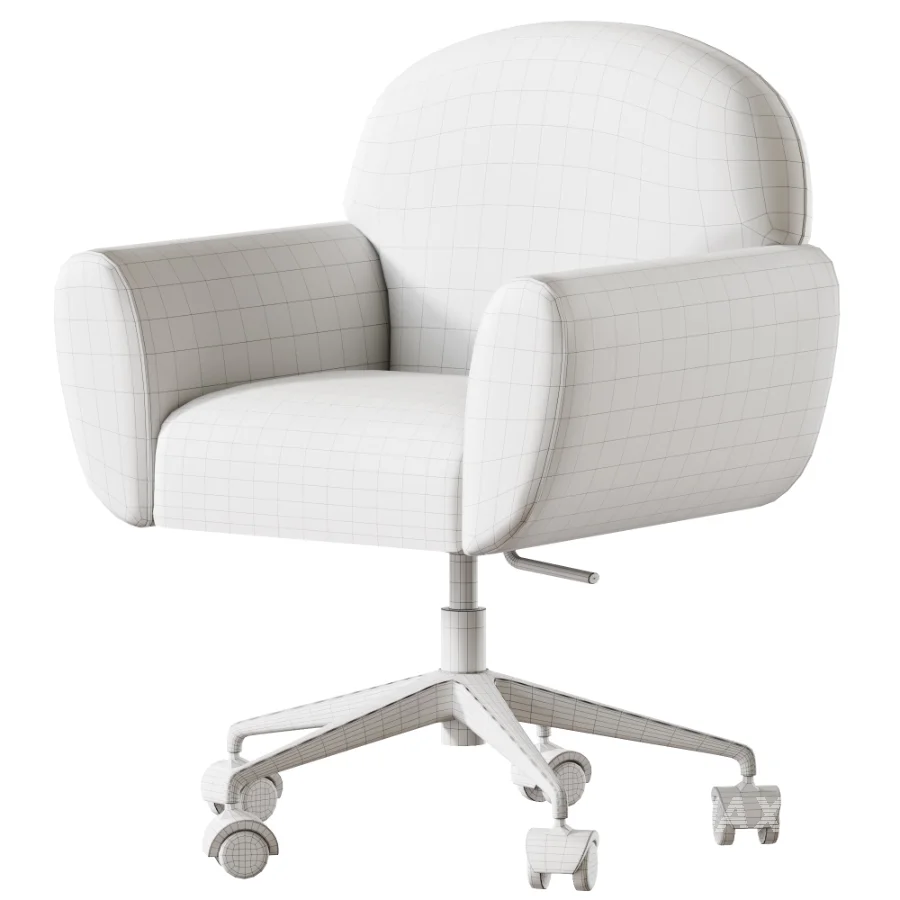 Chrome Office Chair - Image 5