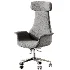 Height Brown Leather Office Chair - Thumbnail 5