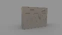 Sideboard Buffet Cabinet with 2 Drawers - Thumbnail 2