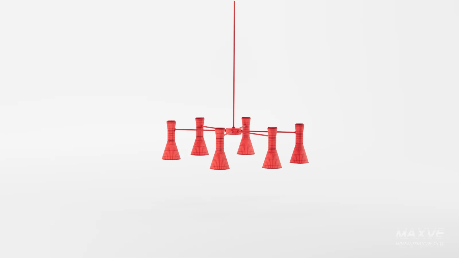 Brentston Metal Chandelier Black - Image 9