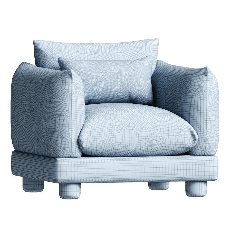 Chelse Upholstered Club Chair - Image 3