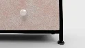 Dresser for Bedroom with Shelves Faux Leather - Thumbnail 8