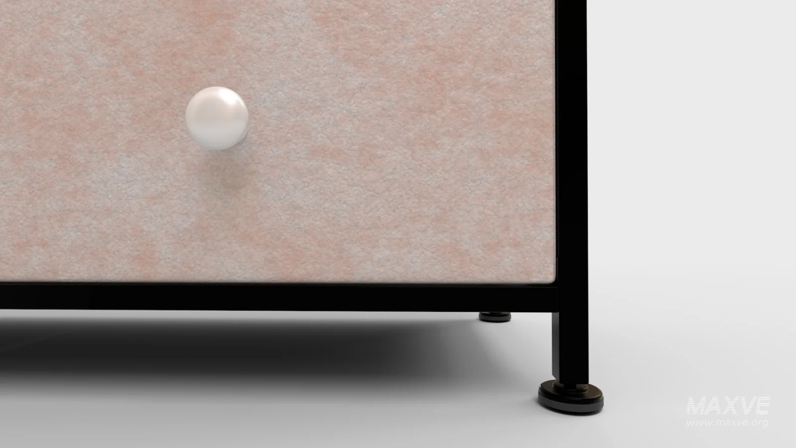 Dresser for Bedroom with Shelves Faux Leather - Image 8