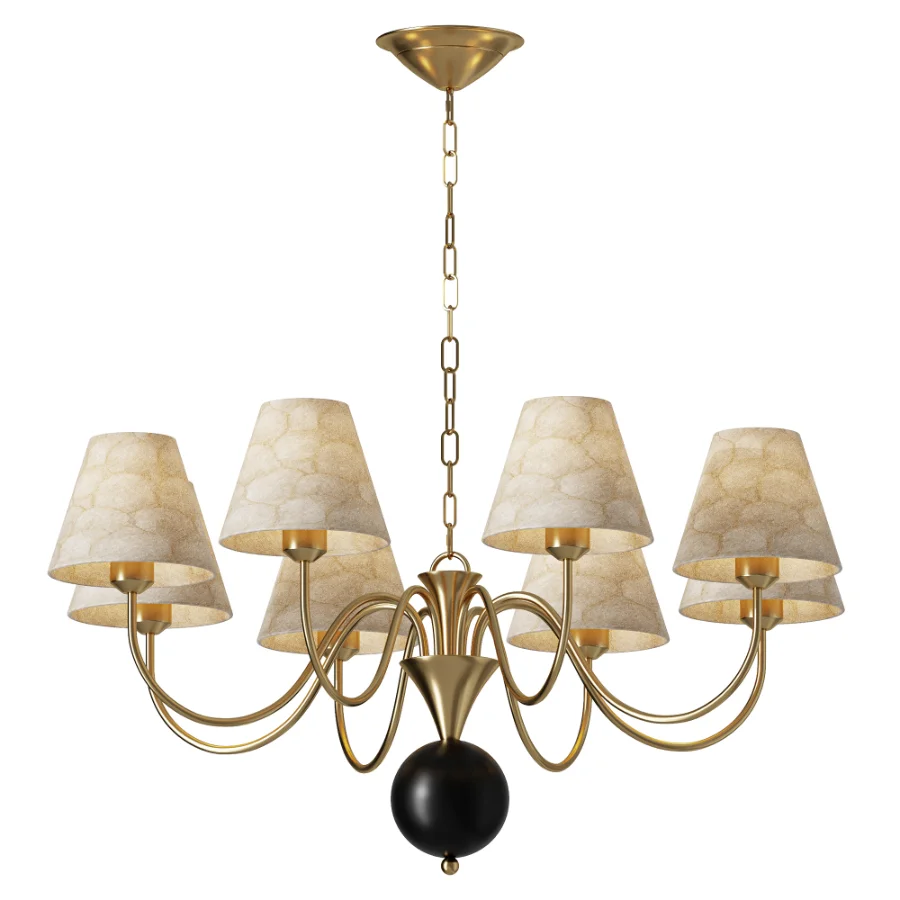 Micahell Capiz Shell Branch Chandelier 8 heads - Image 1