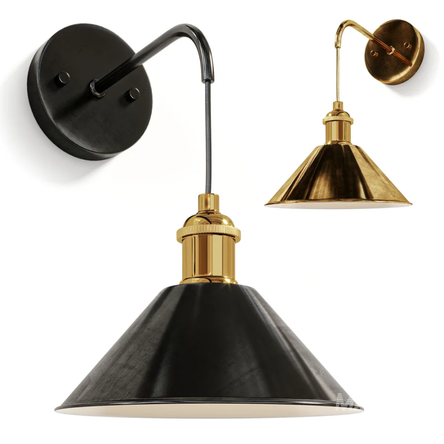 Levant Steel LED Dimmable Swing Arm Wall Sconces - Image 3