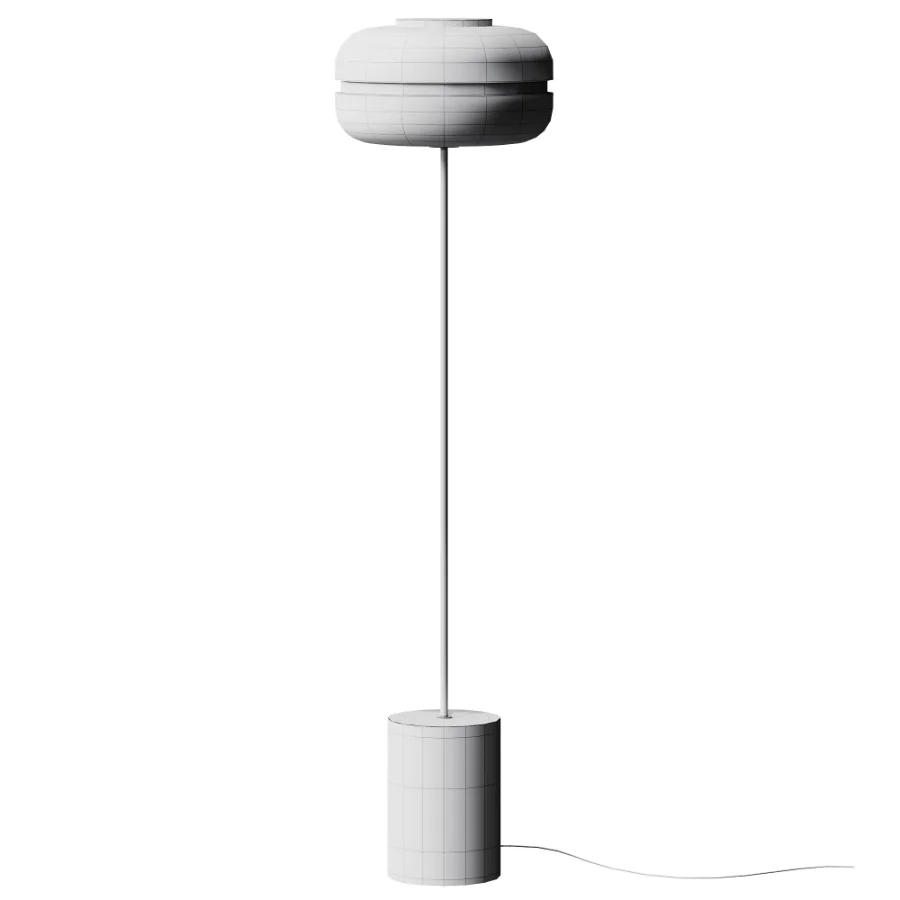 Westwing Collection Bun Marble Floor Lamp - Image 4