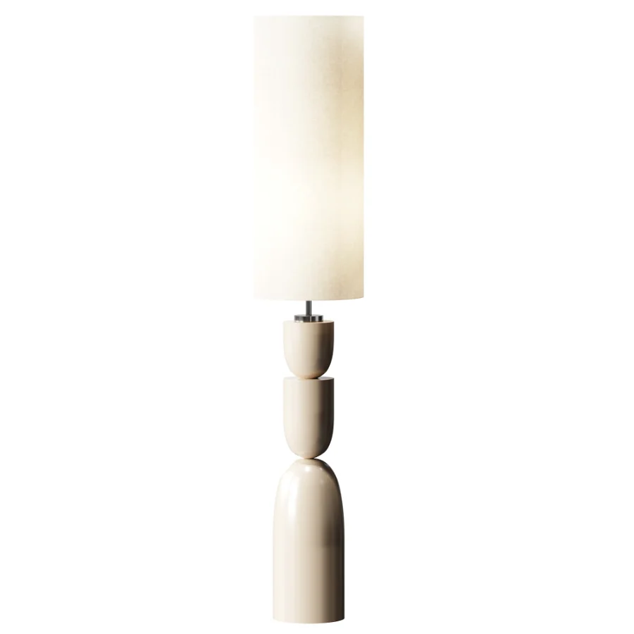 White Kara Floor Lamp - Image 3