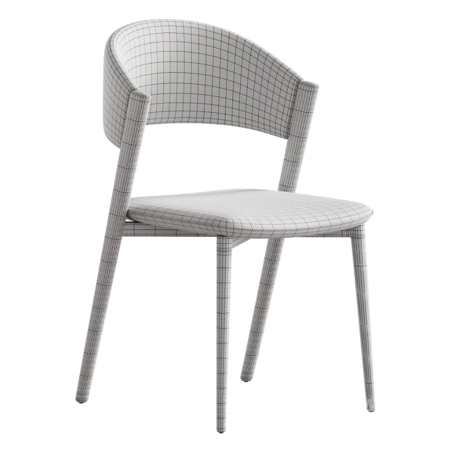 Contemporary Armless Chair - Image 7