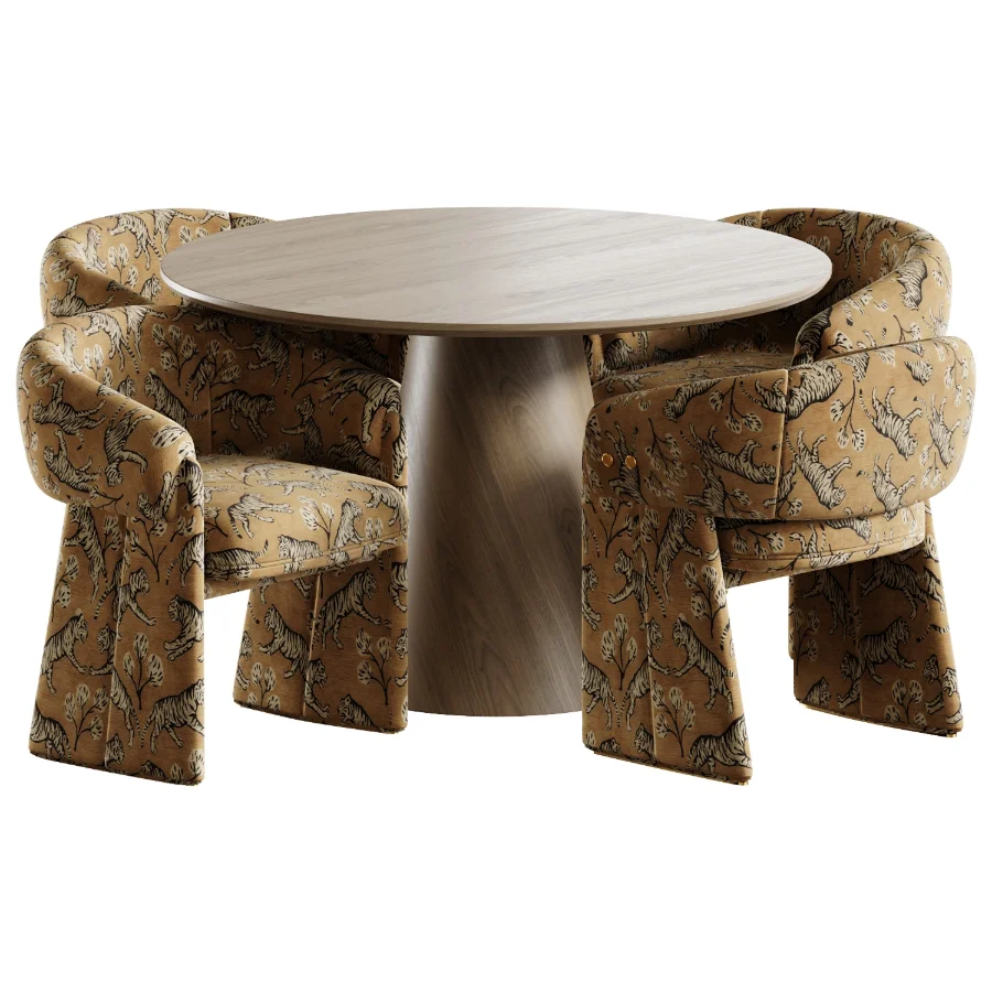Dining chair SHELBOURNE and round table - Image 1