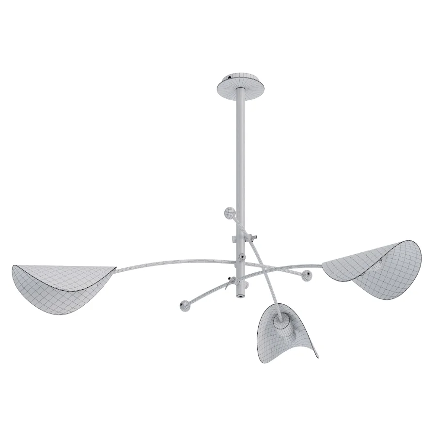 AMPM Funambule Adjustable metal ceiling lamp - Image 4
