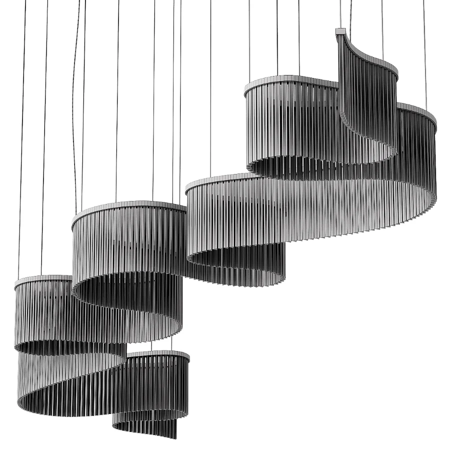 Snake Chandelier Contemporary by Paralume Marina - Image 4