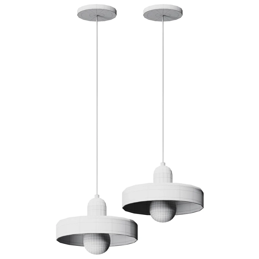 Bauhaus Stained Glass Pendant Light - Image 4