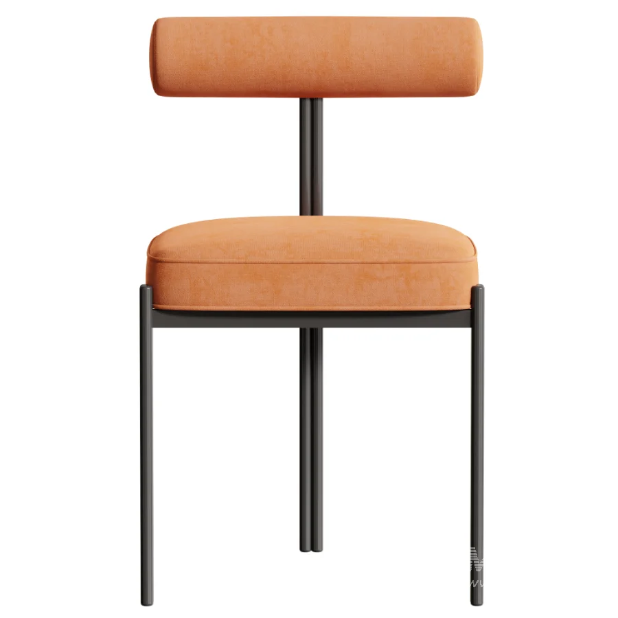 Glam Style Upholstered Dining Chair - Image 7