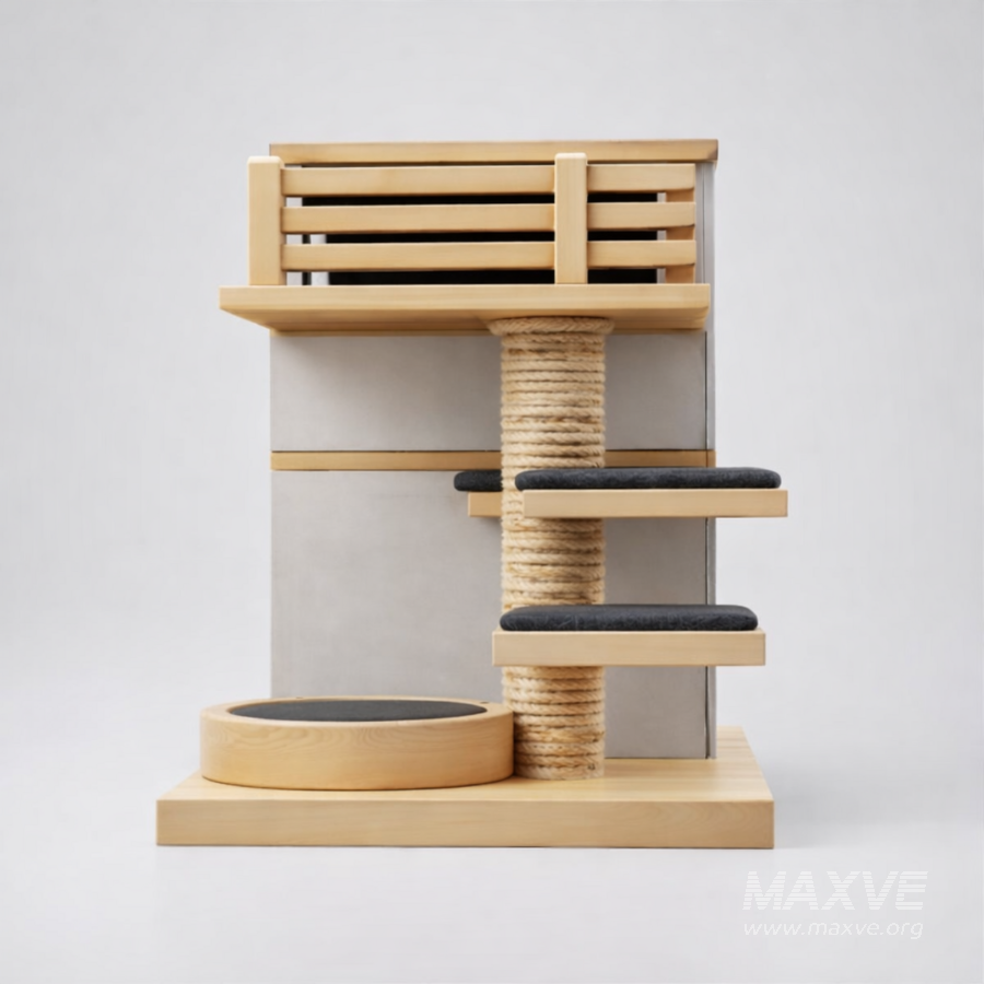 Modern Cat Tree House - Image 4