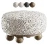 Form of Inspiration Pouf with Round Legs - Thumbnail 4