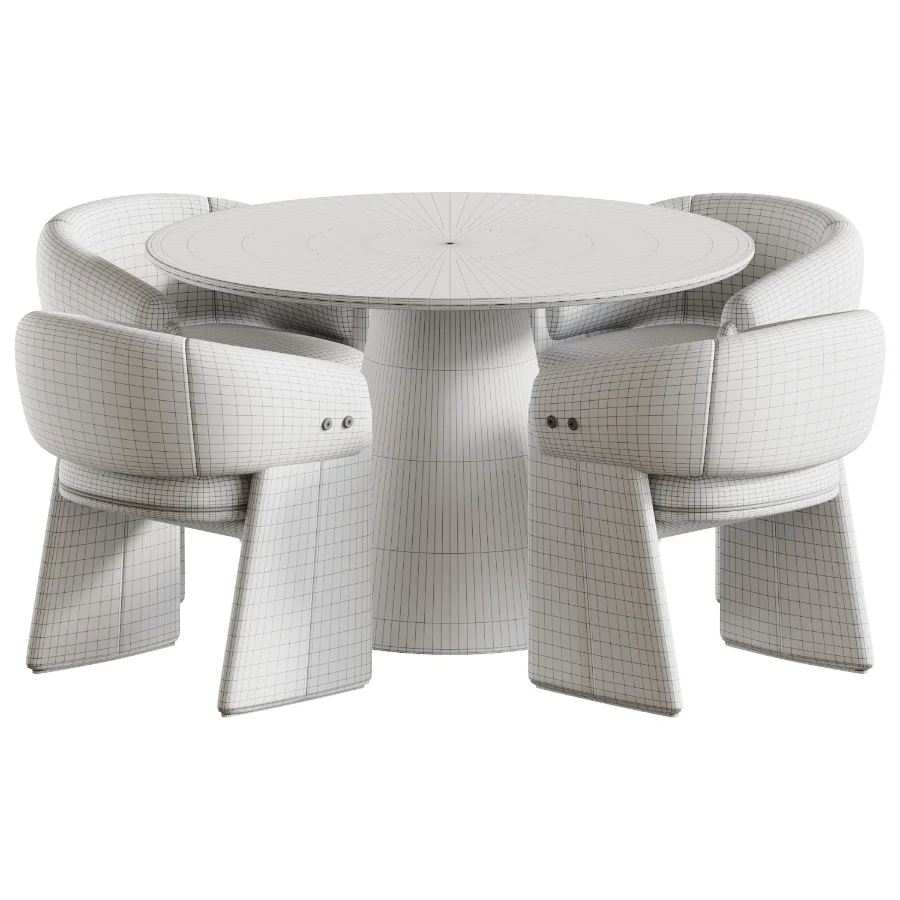 Dining chair SHELBOURNE and round table - Image 5