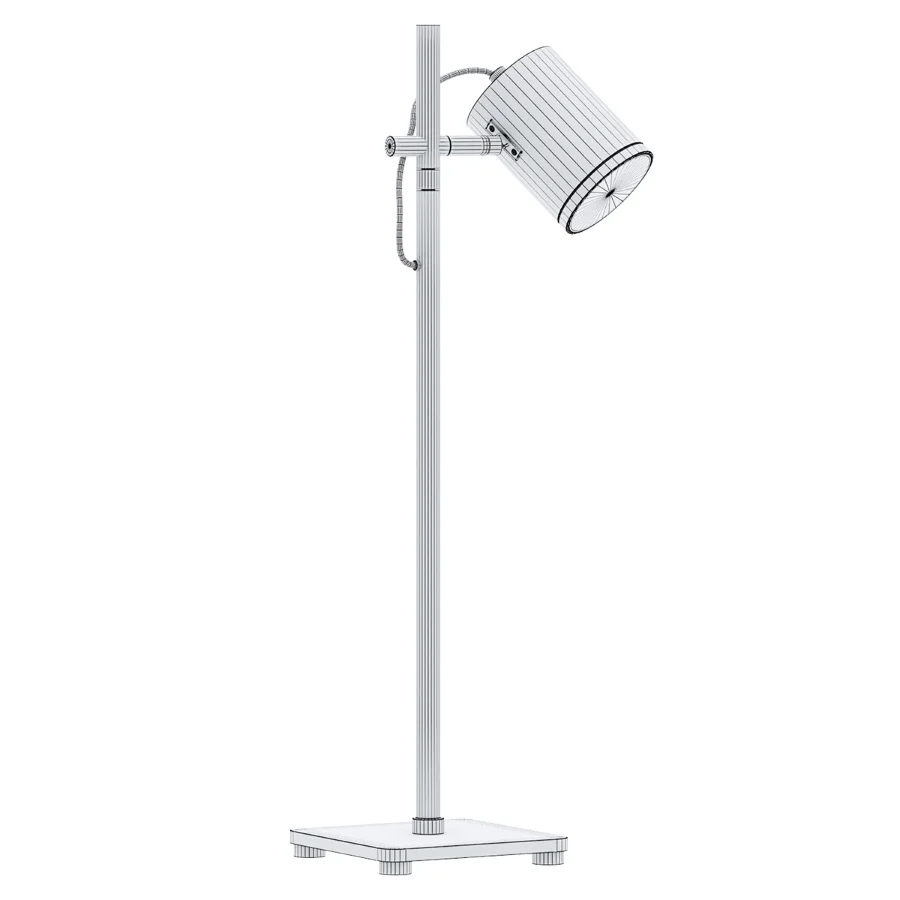 Adjustable nickel desk lamp - Image 2