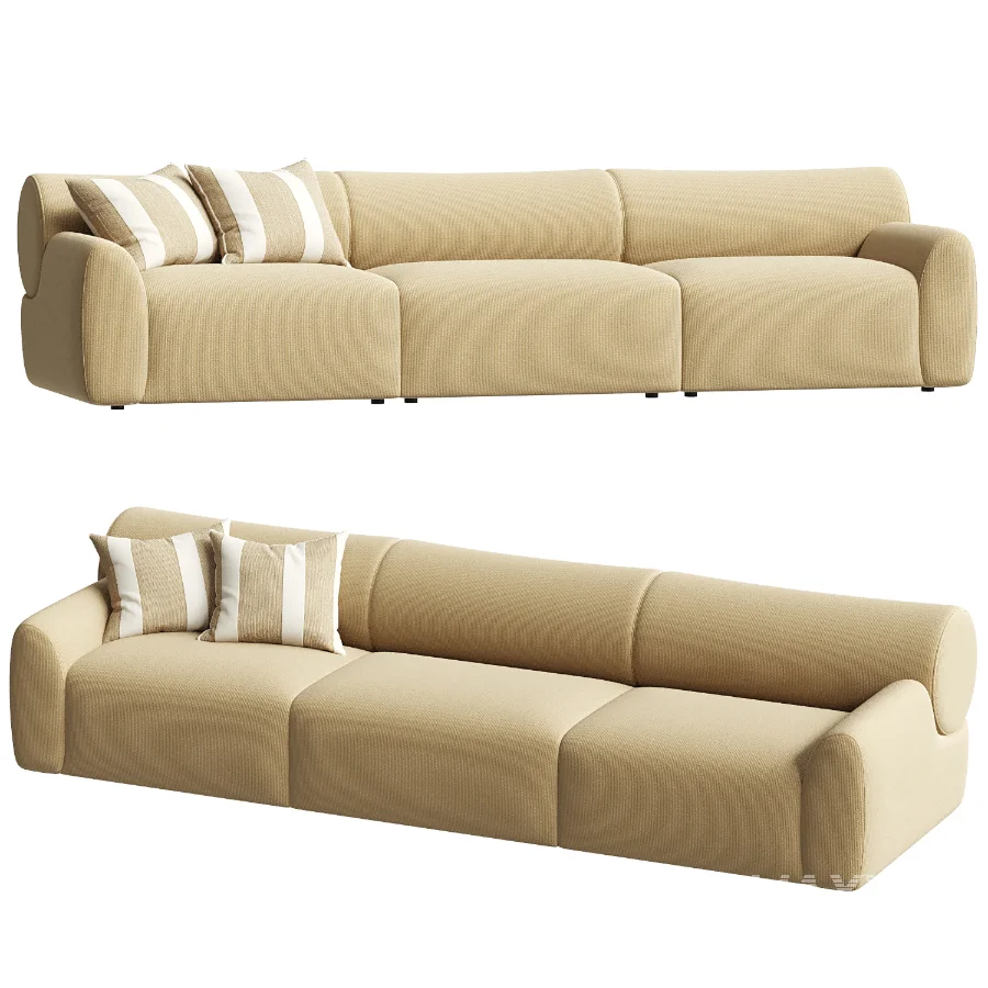 Pebble Italian Modern Sofa - Image 4