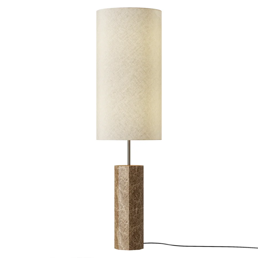 Elanor floor lamp with marble base - Image 2