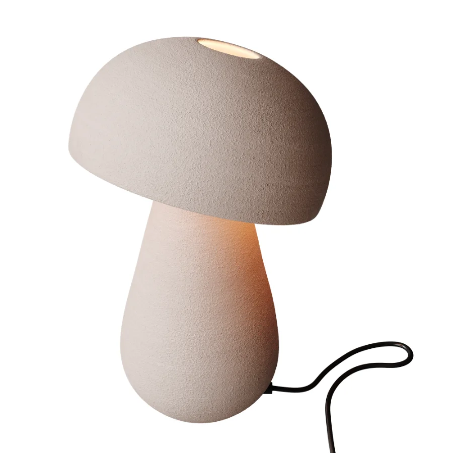 White Mushroom Table Lamp - Image 7