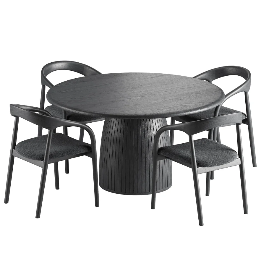 Camille Armchair Nelly Table - Image 5