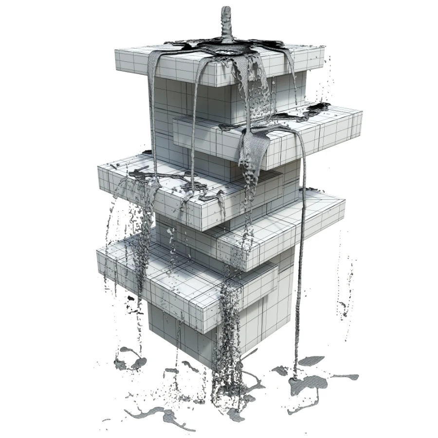 Modern Exterior Fountain - Image 6