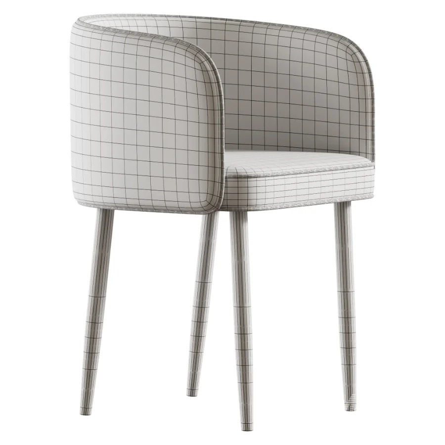 Arm Chair with Imperforate Back - Image 9