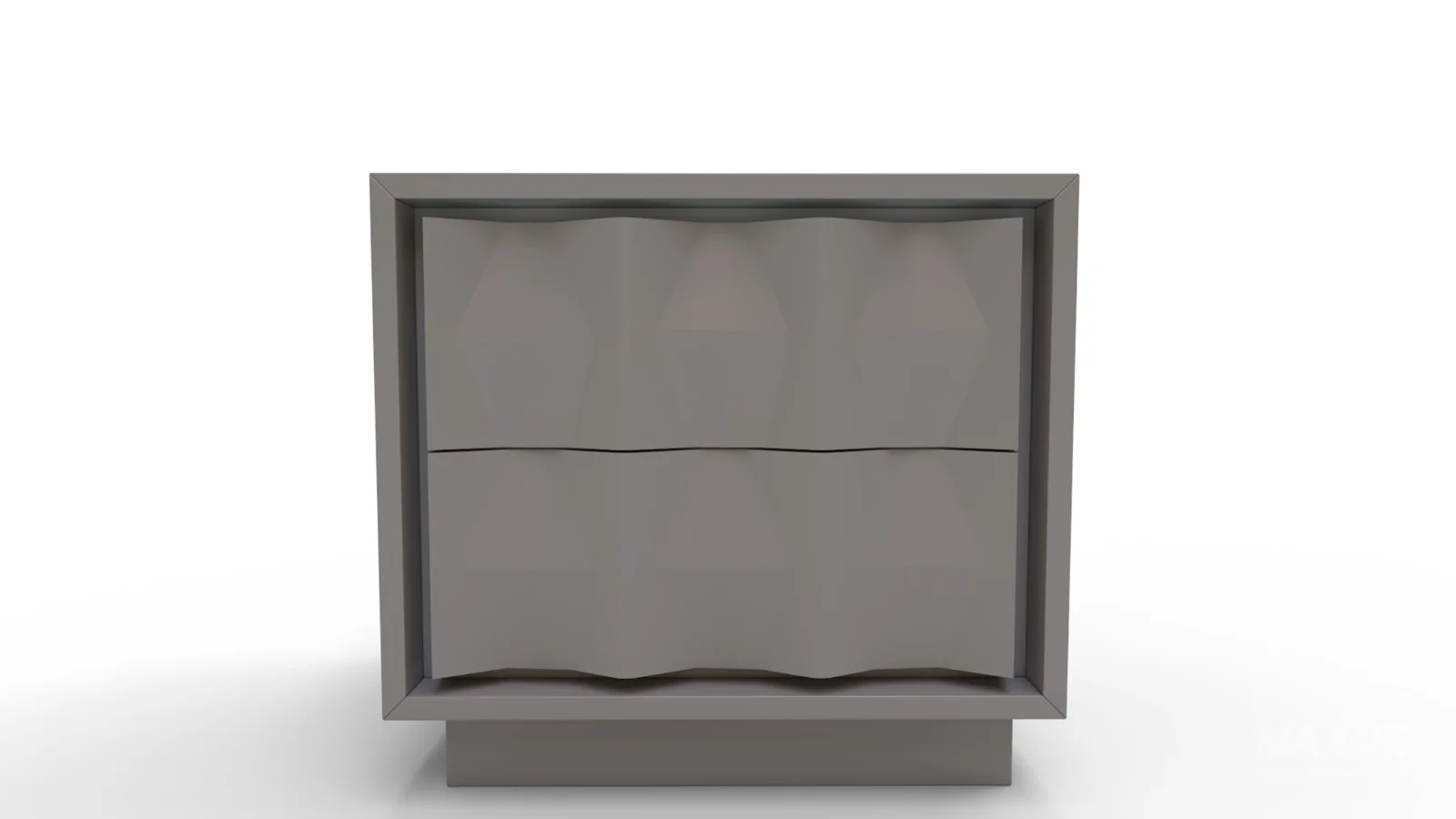 Carved Pattern Nightstand - Image 5