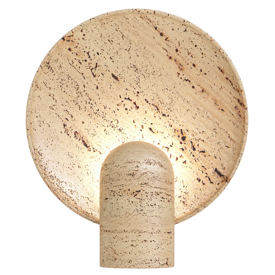 Classico Travertine Surface Sconce by Henry Wilson - Image 1