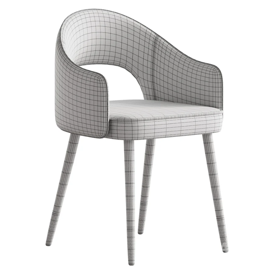 Contemporary Low Back Padded Armless Chair - Image 6