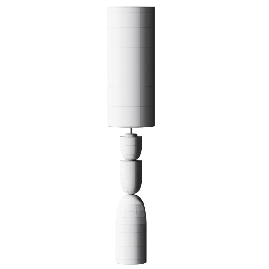 White Kara Floor Lamp - Image 4