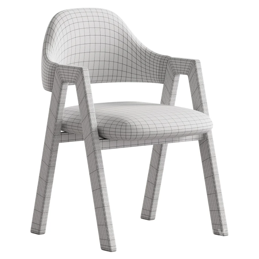 Art Deco Padded Arm Chair Olive Green - Image 7